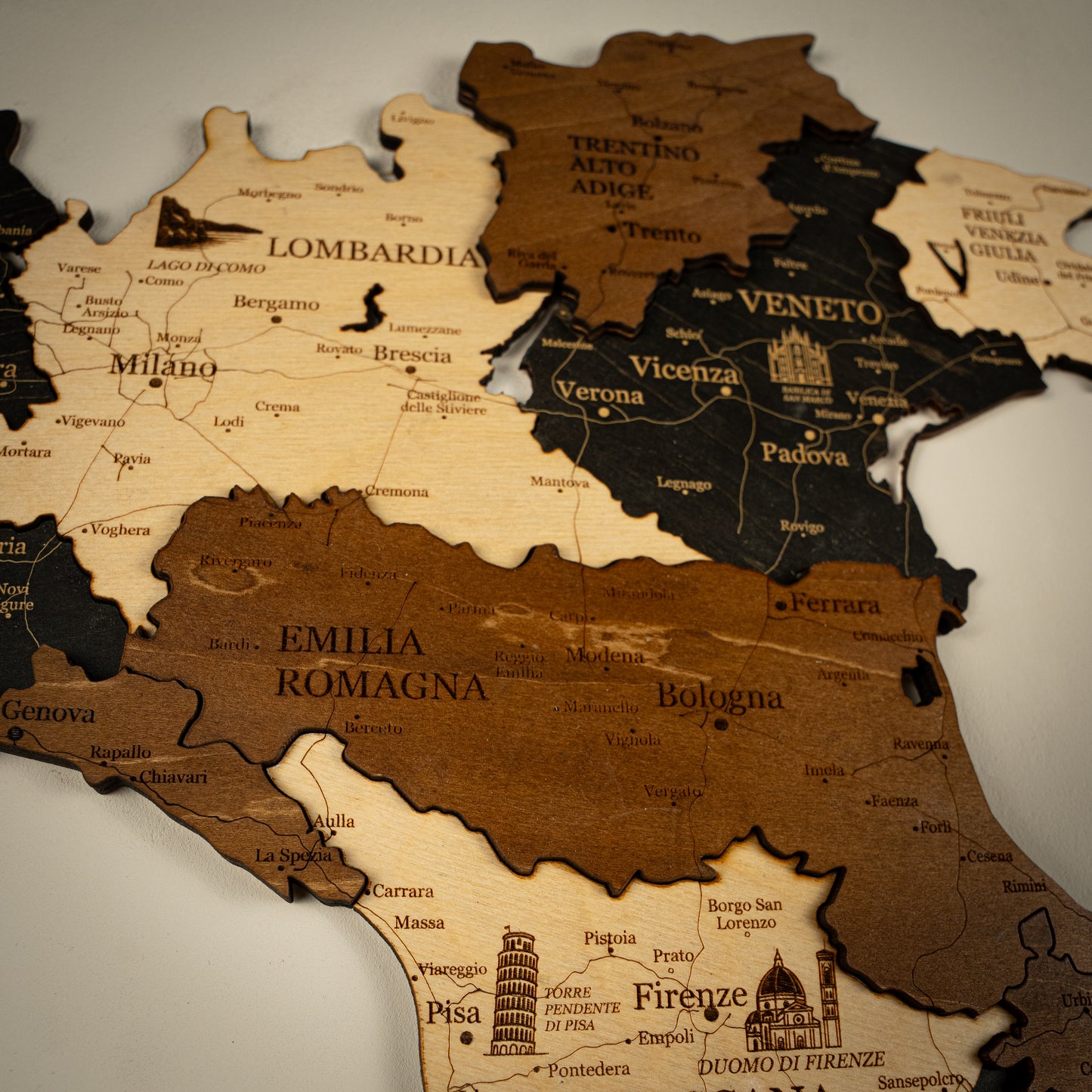 Italien Karte
