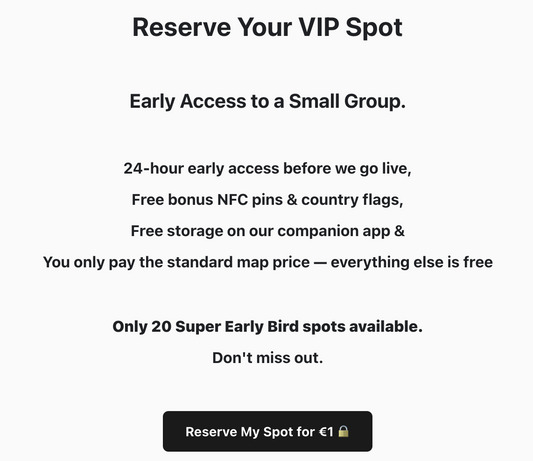 VIP Reservation – Kickstarter Launch